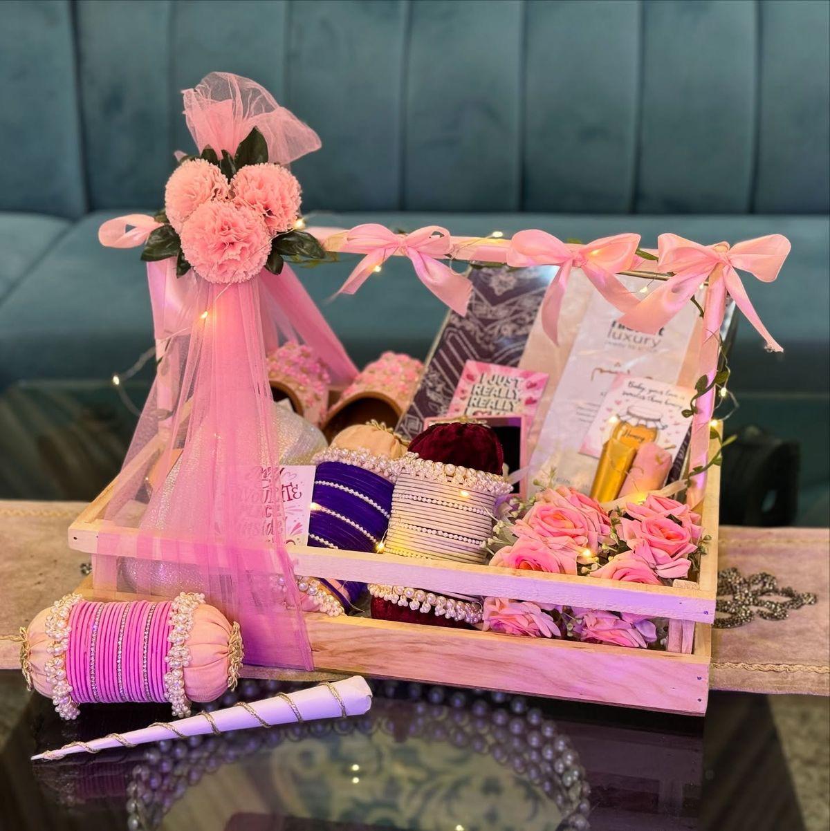 Luxury Pink Gift Hamper with Jewelry & Accessories