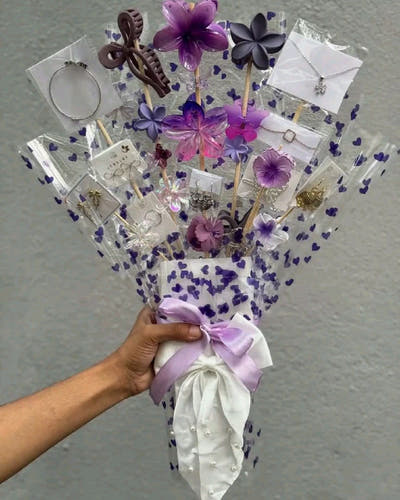 Jewelry & Accessories Bouquet - Purple
