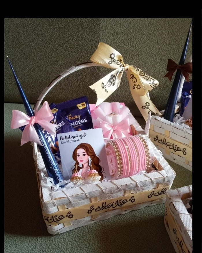 Eid Gift Basket with Chocolates & Bangles