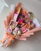 Pink Makeup & Beauty Bouquet for Her - Premium Cosmetics & Flowers Bundle