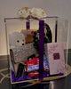 Purple Glam Gift Box with Teddy & Floral Affair Perfume for Her - Birthday & Eid Special