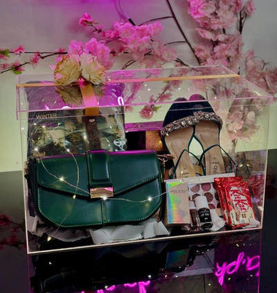 Luxury Green Handbag & Heels Gift Box for Her - Premium Fashion Gift