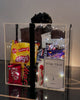 Elegant White Musk Perfume & Snacks Gift Box for Him - Black Edition