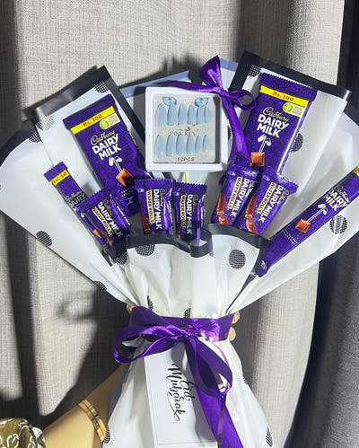 Chocolate & Nails Gift Bouquet
